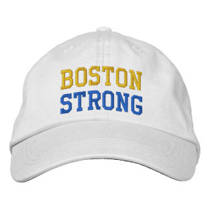 Boston Strong Embroidered Baseball Hat