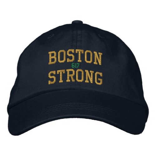 Boston Strong Embroidered Baseball Hat