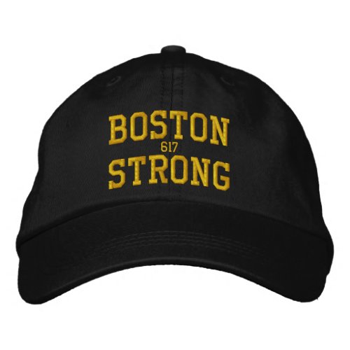 Boston Strong Embroidered Baseball Hat