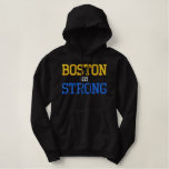 Boston Strong Embroidered Hoodie at Zazzle