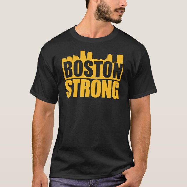 Boston Strong Gold T-Shirt (Front)