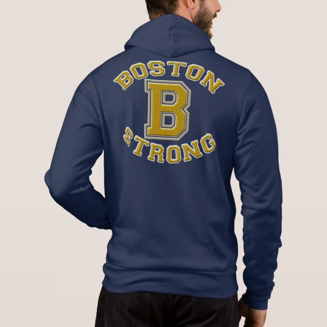 BOSTON STRONG HOODIE (Back)