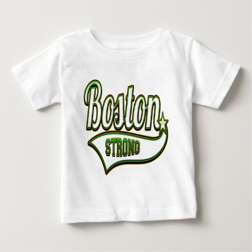 Boston Strong Irish GREEN Baby T_Shirt