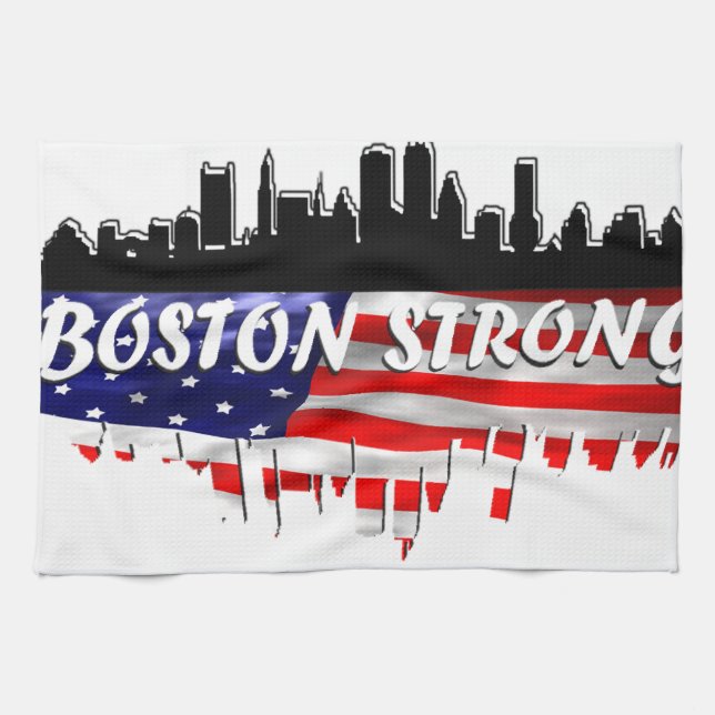 Boston Strong Kitchen Towel (Horizontal)