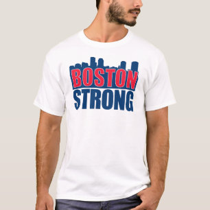 Boston Strong Red & Blue T-Shirt