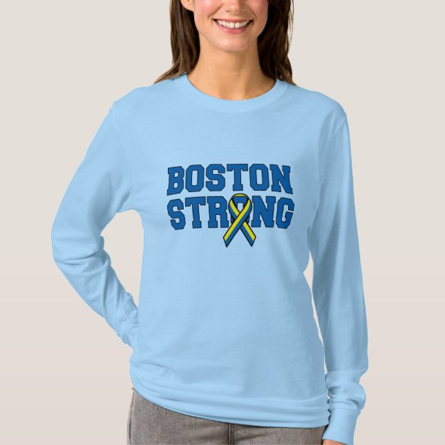 BOSTON STRONG Ribbon T-Shirt (Front)