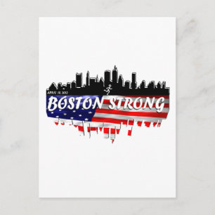 Boston Strong Run Postcard