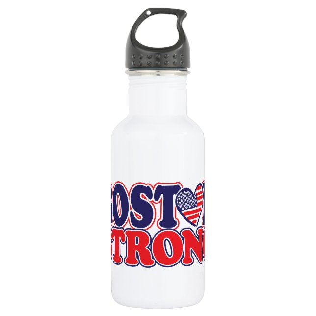 Boston Strong Stainless Steel Water Bottle (Front)