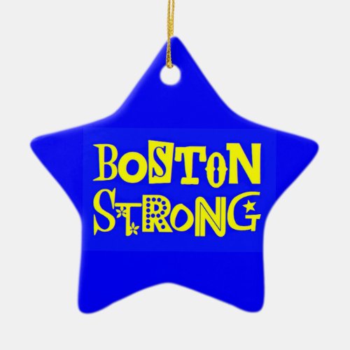 Boston Strong Star Ornament