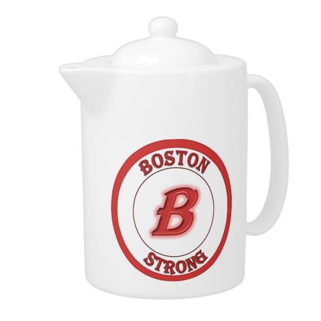 Boston Strong Tea Pot (Right)