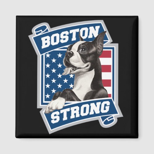 BOSTON STRONG TERRIER MAGNET