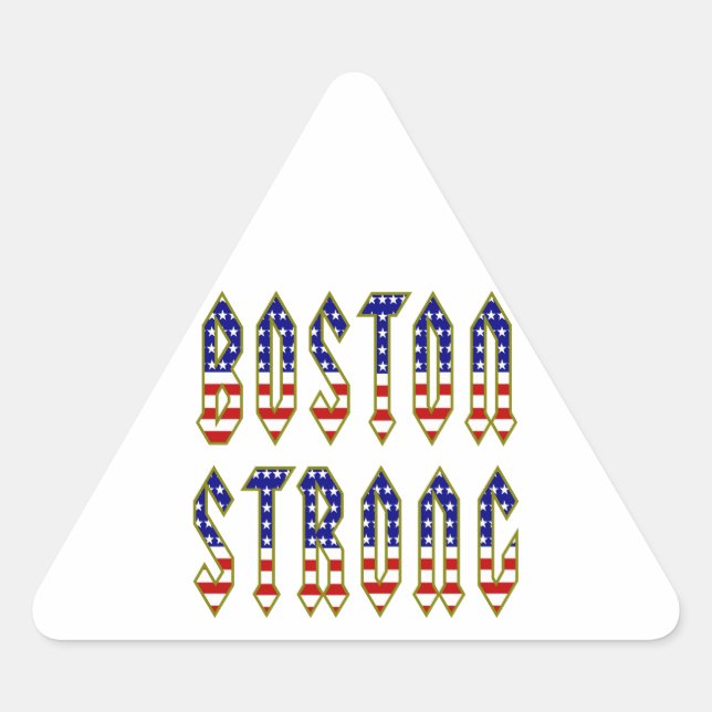 Boston Strong Triangle Sticker (Front)