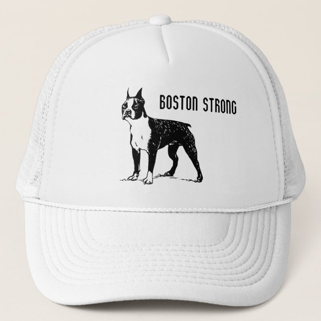 Boston Strong Trucker Hat (Front)