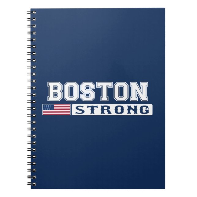 BOSTON STRONG U.S. Flag Notebook (Front)