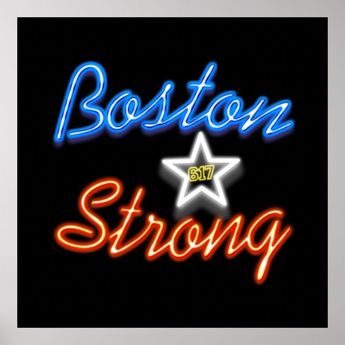 Boston Strong USA Poster