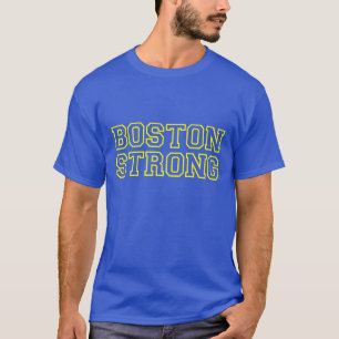 boston strong yellow blue t-shirt