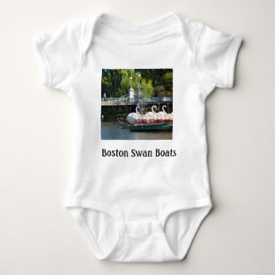 Boston Swan Boats Baby Baby Bodysuit