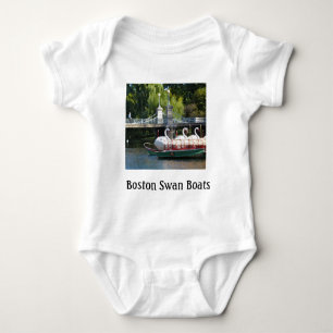 Boston Swan Boats Baby Bodysuit