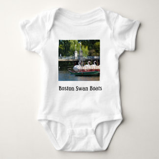 Boston Swan Boats Baby Bodysuit