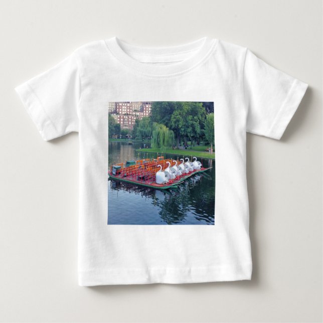 Boston Swan Boats Baby T-Shirt (Front)