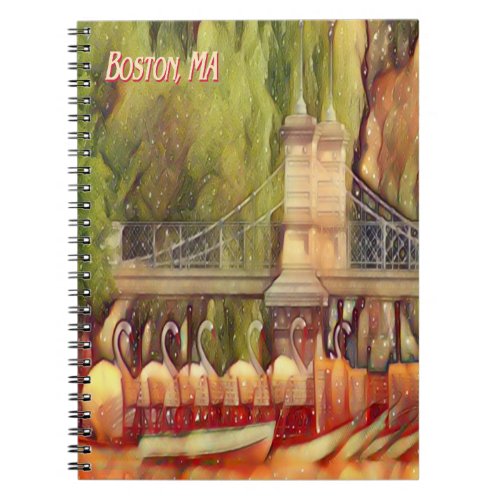 Boston Swan Boats Summer Notebook