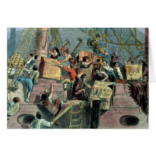 Boston Tea Party, 16th December 1773 Cards (Front Horizontal)
