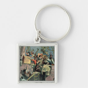 Boston Tea Party, 16th December 1773 Keychain
