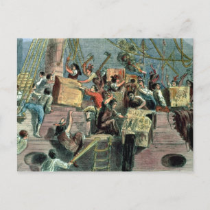 Boston Tea Party, 16th December 1773 Postcard