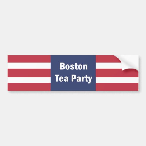 Boston Tea Party Bumper Sticker 