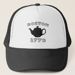boston tea party trucker hat