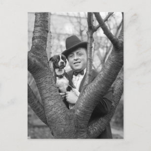 Boston Terrier, 1920s Postcard