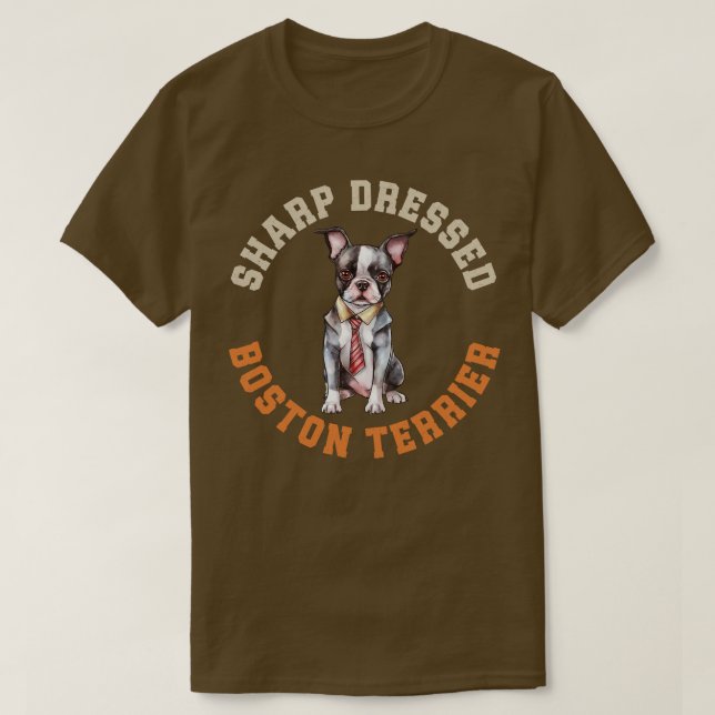 Boston Terrier 4 T-Shirt (Design Front)