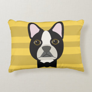 Boston Terrier Accent Pillow