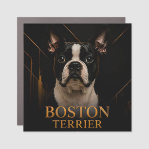 Boston Terrier American Classic Collection Car Magnet