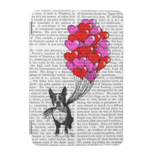 Boston Terrier And Balloons iPad Mini Cover