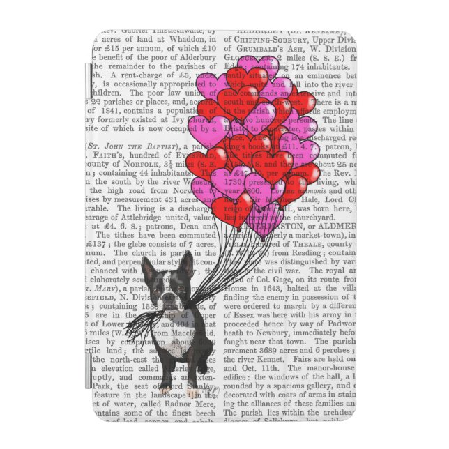 Boston Terrier And Balloons iPad Mini Cover (Front)