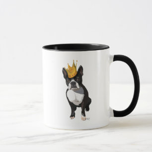 Boston Terrier And Crown Mug