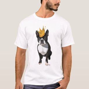 Boston Terrier And Crown T-Shirt