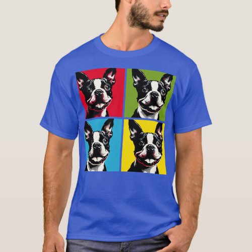 Boston Terrier Art Dog Lover Gifts 1 T_Shirt