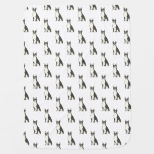 Boston Terrier Baby Blanket
