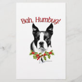 Boston Terrier Bah Humbug (Front)
