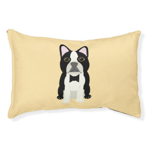 Boston Terrier beige Pet Bed