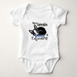 Boston Terrier Being Adorable Baby Bodysuit at Zazzle