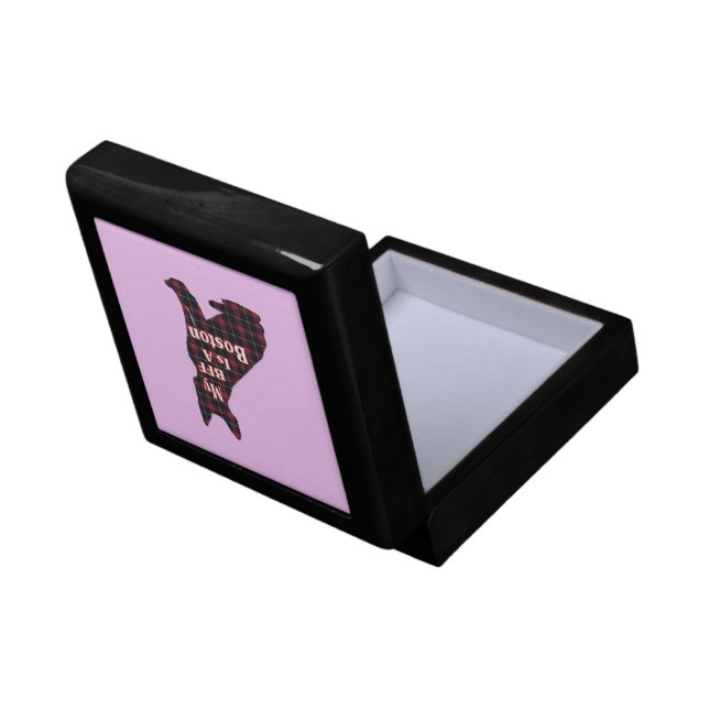 Boston Terrier BFF Keepsake Box (Back Open)