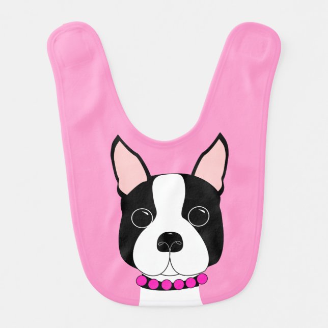 Boston Terrier Bib (Front)