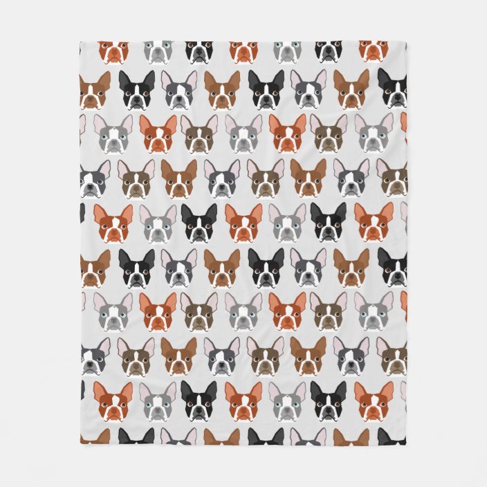 Boston Terrier Blanket Zazzle Com