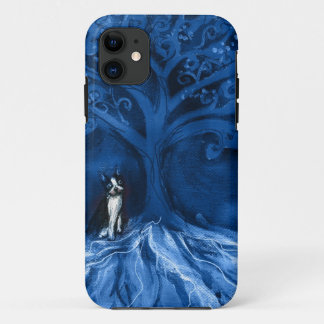Boston terrier blue iPhone 11 case
