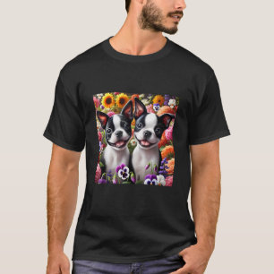 Boston Terrier Bostie Mom Dad Tee Dog Pet Love Dog