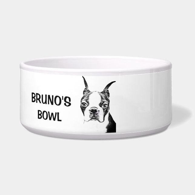 Boston Terrier Bowl (Front)