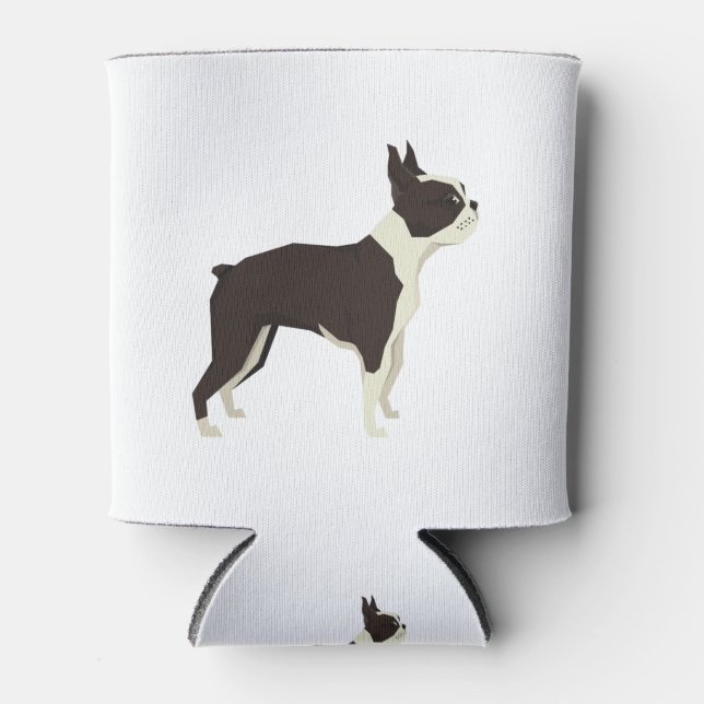 Boston Terrier Can Cooler (Front)